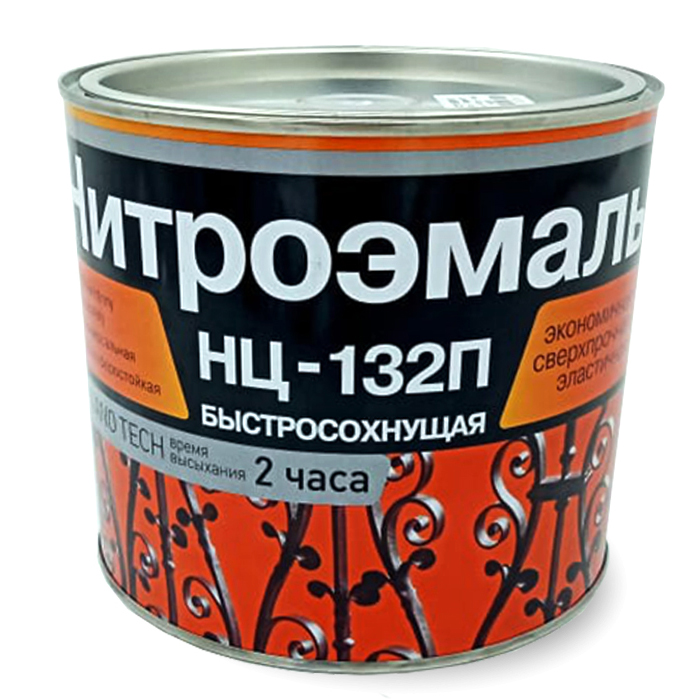 Эмаль НЦ-132П Казанский завод, бежевая, 1.7кг.