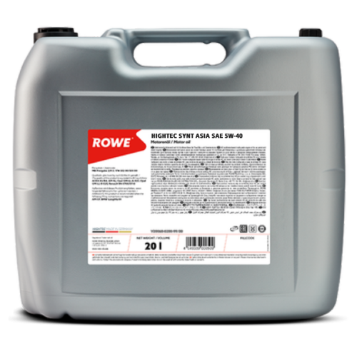 Rowe Hightec Synt Asia SAE 5W-40, 20л