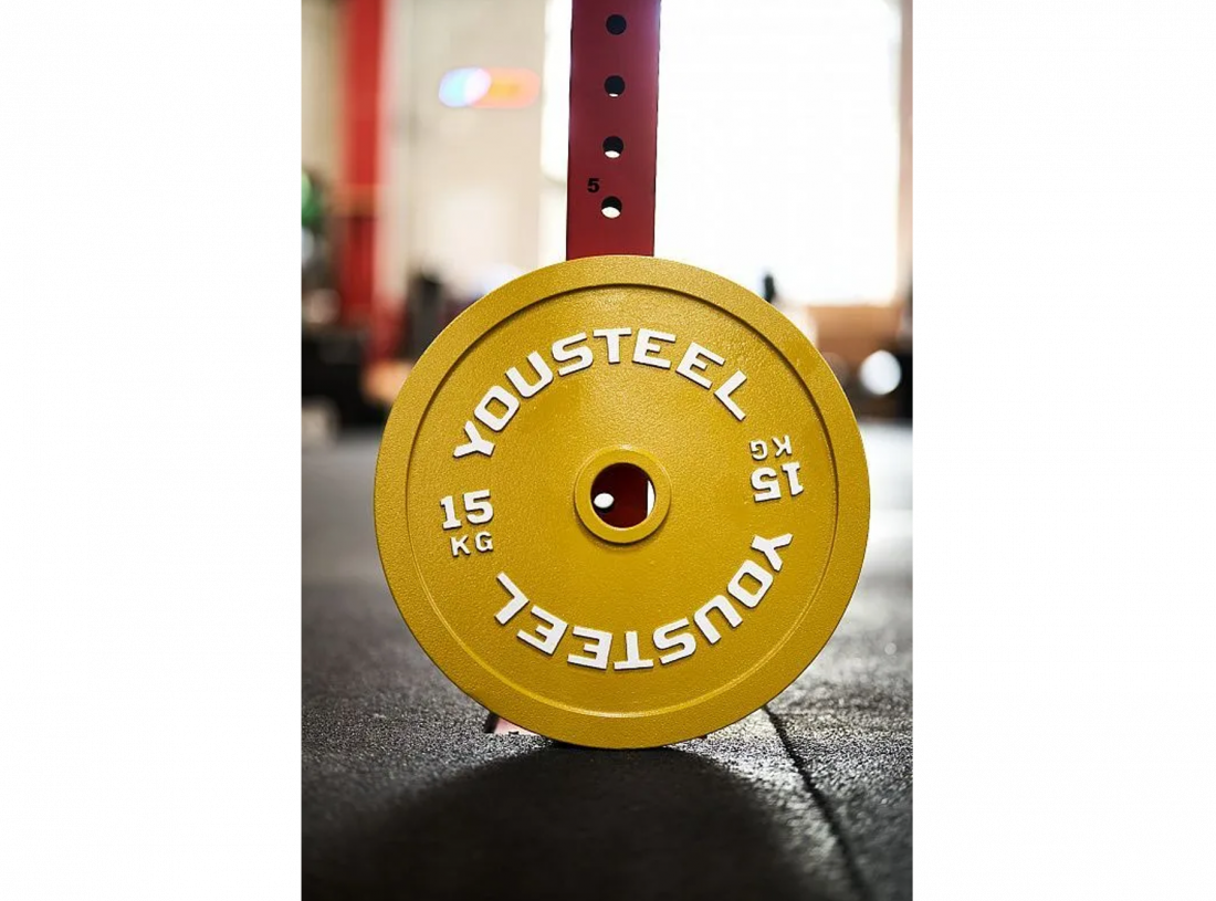 Yousteel Стальной диск 15 кг, желтый