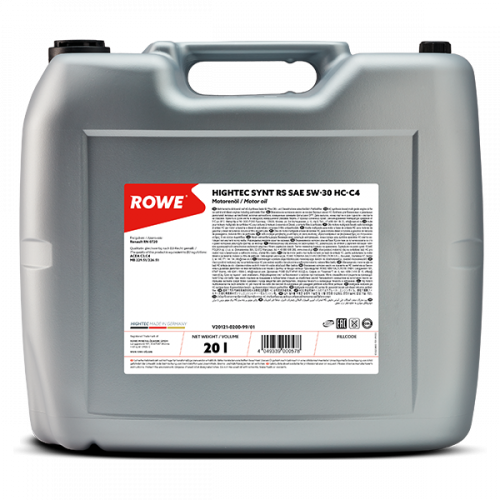 Rowe Hightec Synt RS SAE 5W-30 HC-C4, 20л