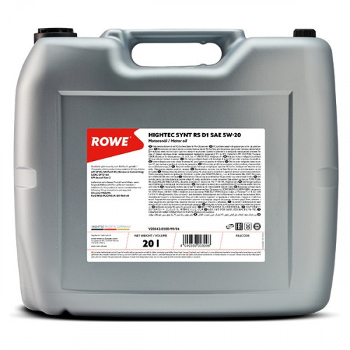 Rowe Hightec Synt RS D1 5W-20, 20л