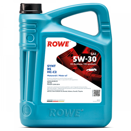 Rowe Hightec Synt RS 5W-30 HC-C2, 5л