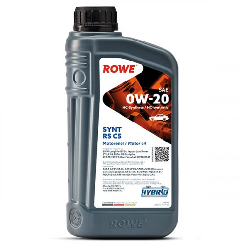Rowe Hightec Synt RS C5 SAE 0W-20, 1л