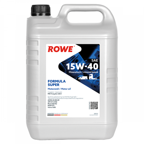 Rowe Hightec Formula Super 15W-40, 5л
