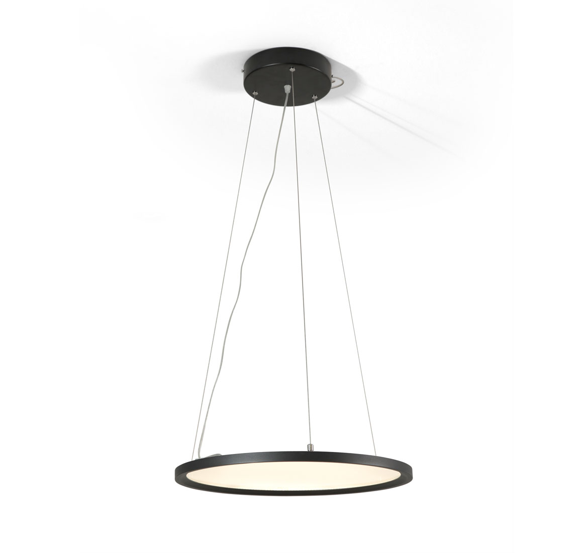 Светильник подвесной PIATTO 42W 50cm ЧЕРНЫЙ