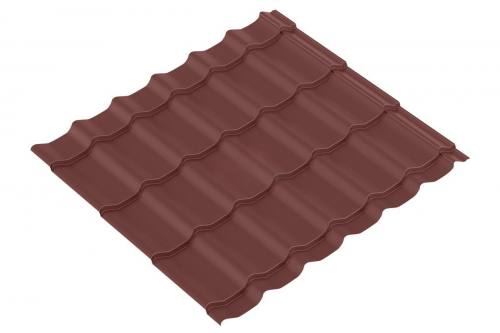 Металлочерепица Супер BARSA 0.5 Pural RAL 8017