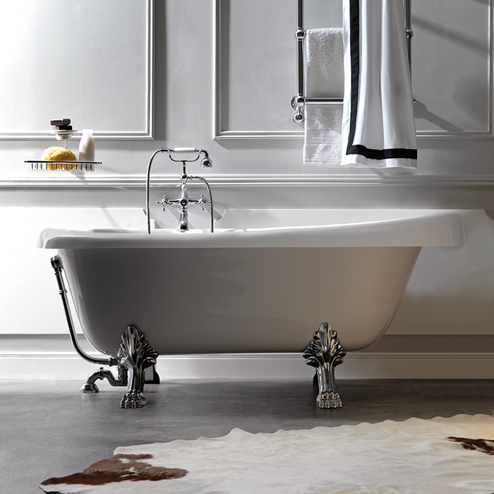 Ванна Kerasan Retro 105590/105591/105593 отдельностоящая, 170х77 см, на декоративных лапах