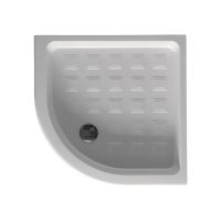 Поддон полукруглый Kerasan Retro 133901 90х90 см, угловой схема 1