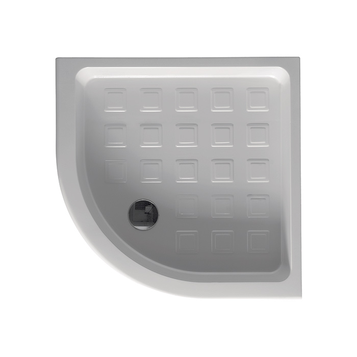 Изображение Душевой поддон четверть круга Kerasan Retro 134201 80х80 см