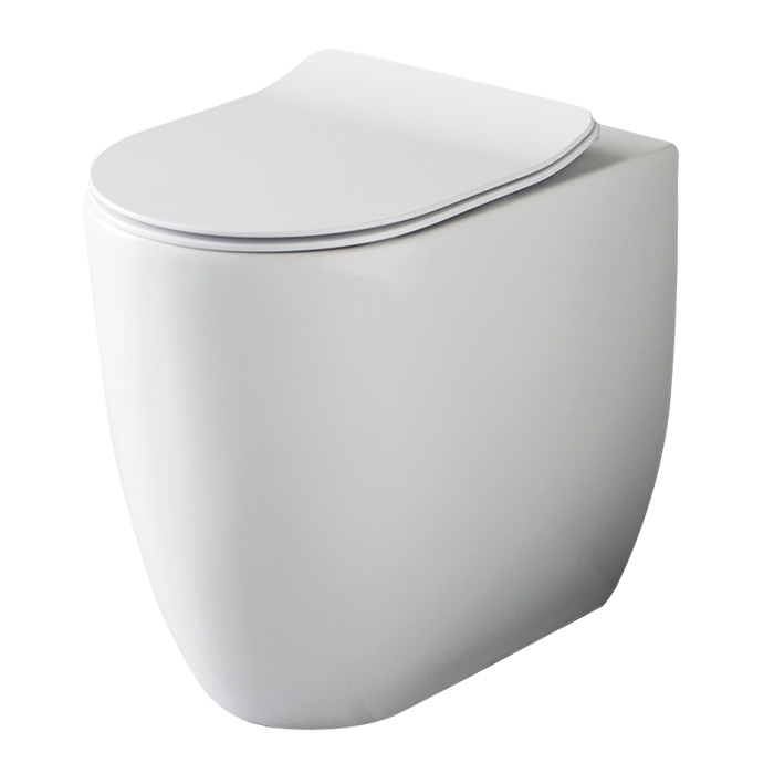 Изображение Унитаз напольный Kerasan Flo 310901, безободковый