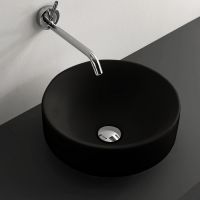 Черная раковина Kerasan Cento 355831, накладная 45x45 см схема 1 Черная раковина Kerasan Cento 355831, накладная 45x45 см схема 1