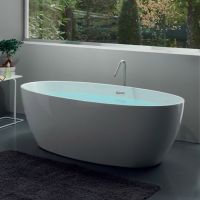 Ванна Kerasan Flo 742901 акриловая 170х82 см, отдельностоящая схема 1 Ванна Kerasan Flo 742901 акриловая 170х82 см, отдельностоящая схема 1