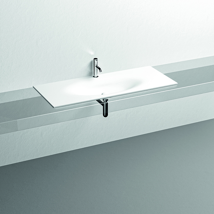 Накладная раковина Kerasan Shape 548030*1, прямоугольная 122x52 см