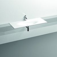 Накладная раковина Kerasan Shape 548030*1, прямоугольная 122x52 см схема 1