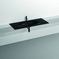 Накладная раковина Kerasan Shape 548031*1, прямоугольная 122x52 см схема 1