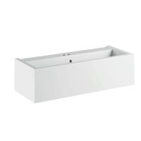 Подвесная раковина Kerasan Lavabi arredo 574301*1, прямоугольная 100x40 см, одно отверстие под смеситель схема 1