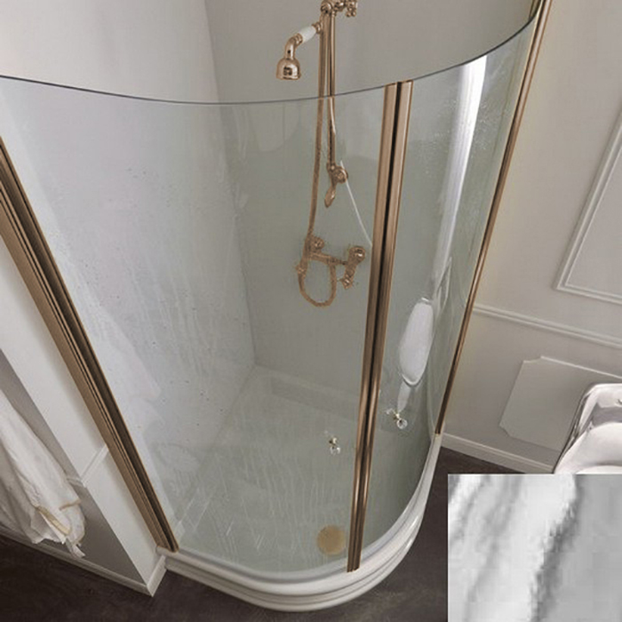 Изображение Душевой уголок Kerasan Retro 9158T3 80x80, четверть круга