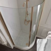 Душевой уголок Kerasan Retro 9158T3 80x80, четверть круга схема 1