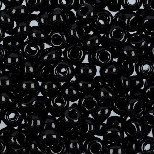 Бисер Preciosa 23980 черный размер 1.0 (6.5 мм) упаковка 10 гр. (311-19001-1.0-23980)