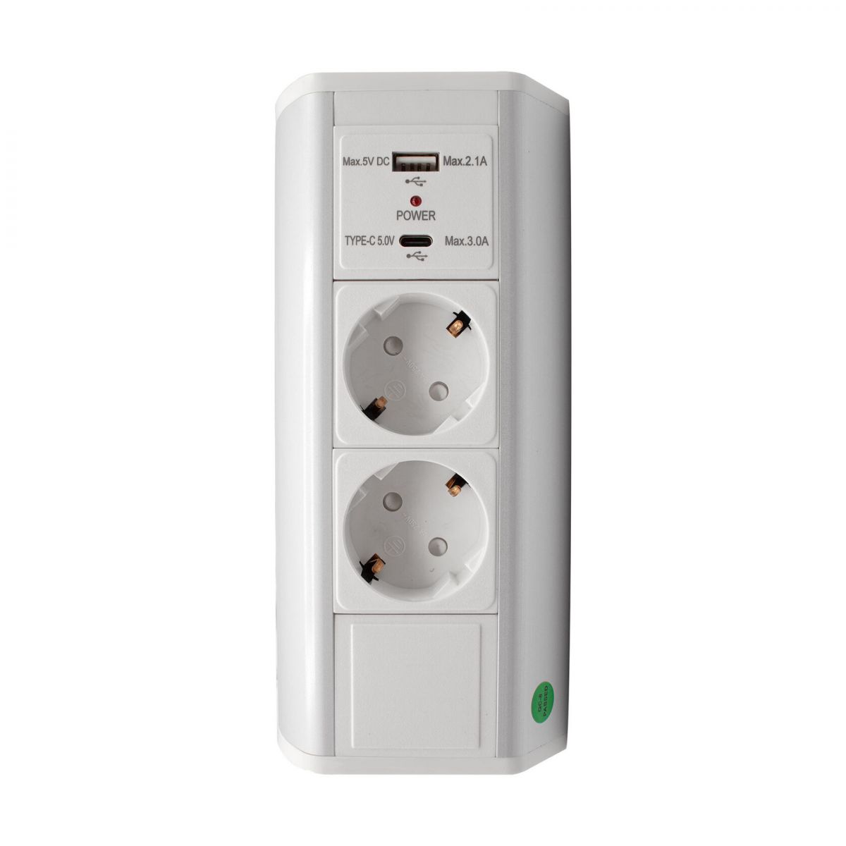 Розеточный блок на струбцине KT-01(на 2 EURO розетки, 2 USB A+C)