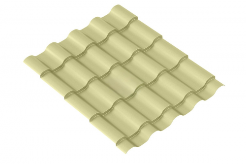 Металлочерепица VERONA 0.5 Полиэстер RAL 1014