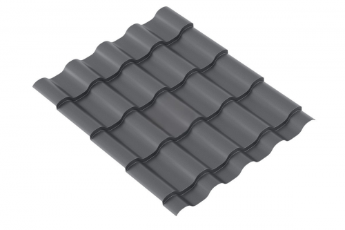 Металлочерепица VERONA 0.5 Pural RAL 7024