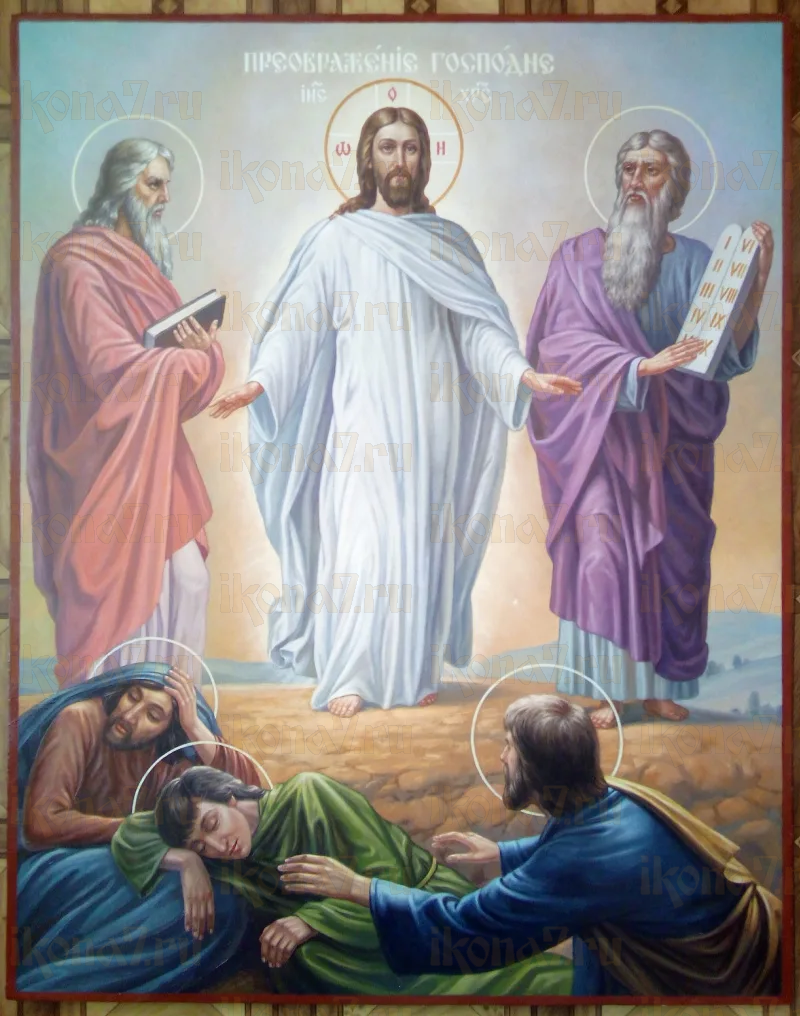 Икона Преображение Господне (рукописная вариант 10)