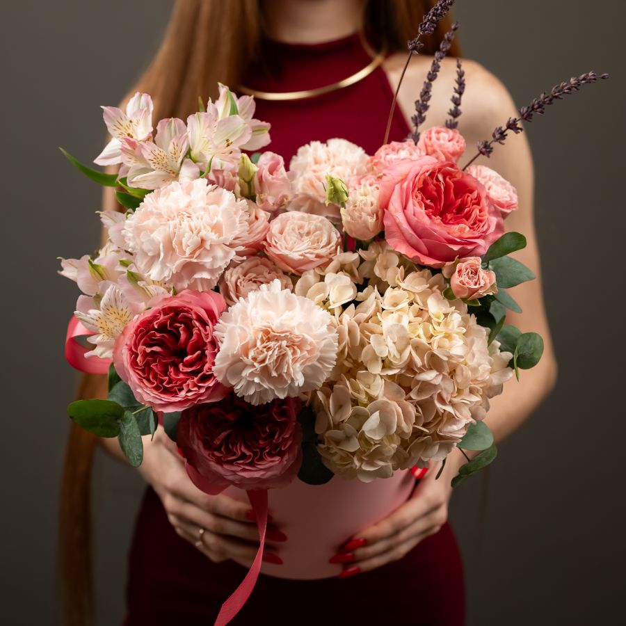 Шляпная коробка размер М