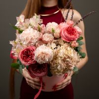 Шляпная коробка размер М