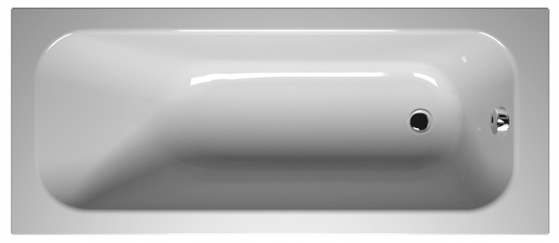 Ванна VitrA Optimum Neo 170х75 акриловая прямоугольная белая 64570001000