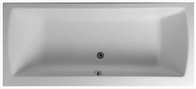 Ванна VitrA Neon 180х80 акриловая прямоугольная, центральный слив 52540001000