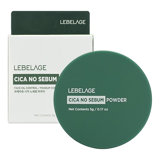 Матирующая рассыпчатая пудра с центеллой азиатской, 5г, LEBELAGE
