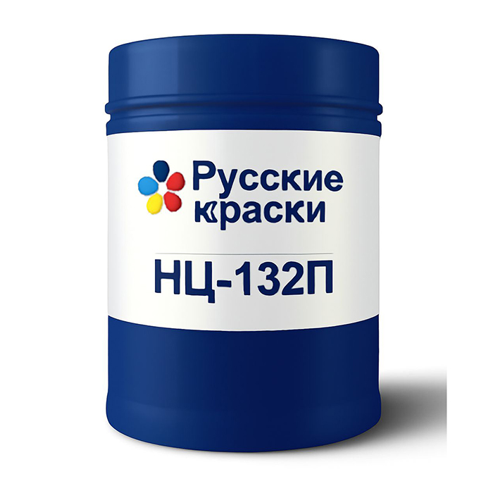 Эмаль НЦ-132П ОАО Русские краски г.Ярославль, черная, 45кг.