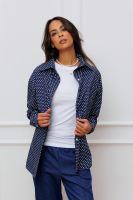 Рубашка Raposa с мелким принтом 301 [темно-синий]