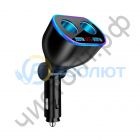 Разветвитель прикуривателя TS-CAU67 (2 гнезда + 2*USB + вольтметр)