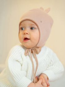 Шапка дет. (двойная), цвет бежевый (арт. 12385хб)