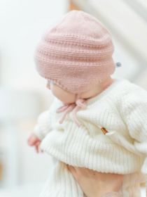 Шапка детская хб подкл., цвет пудра арт. 320с