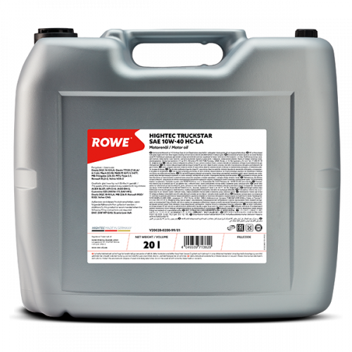 Rowe Hightec Truckstar 10W-40 HC-LA, 20л