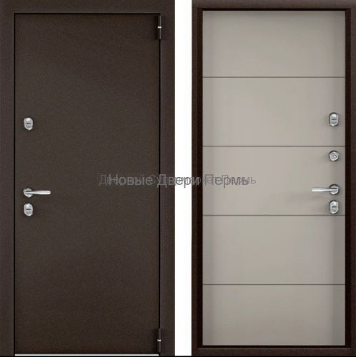 Дверь Торекс Snegir ARCTIC MP Букле коричневый / Крема SA-L2 дверь утепленная