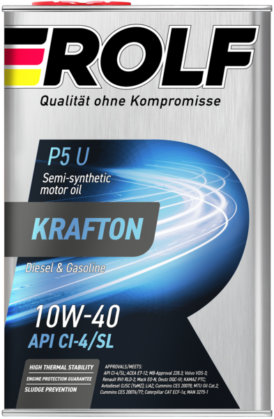 Rolf Krafton P5 U 10W-40, 4л