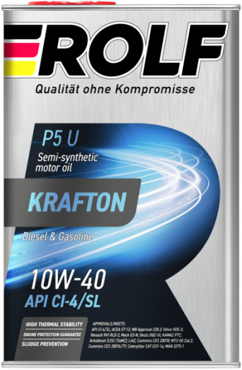 Rolf Krafton P5 U 10W-40, 4л