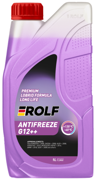 Rolf Antifreeze G12++ violet -40°C, 1кг