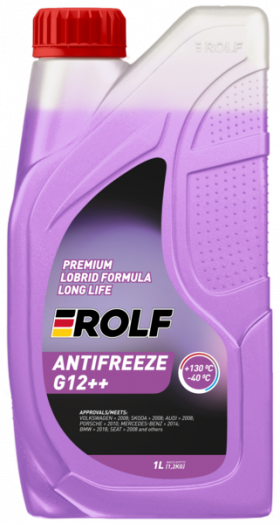 Rolf Antifreeze G12++ violet -40°C, 1кг