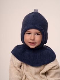 Шапка дет. хб подкл, утепл., цвет джинс (арт. 7530 пш)
