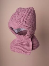Шапка дет. "Капор " хб подкл, утепл. пл. роза 7314