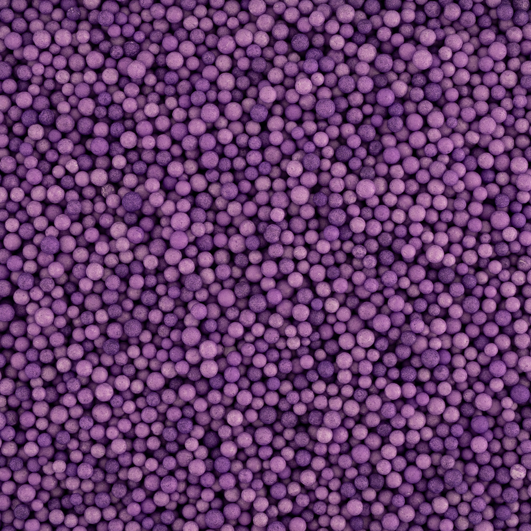 Фиолетовые мелкие пенопластовые шарики