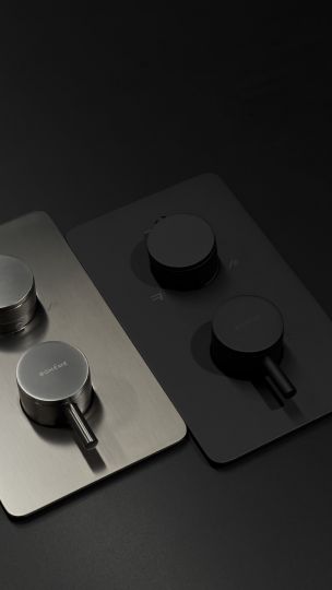 Смеситель Boheme Cell 134-3 встроенный с термостатом, 3-х проходной схема 3