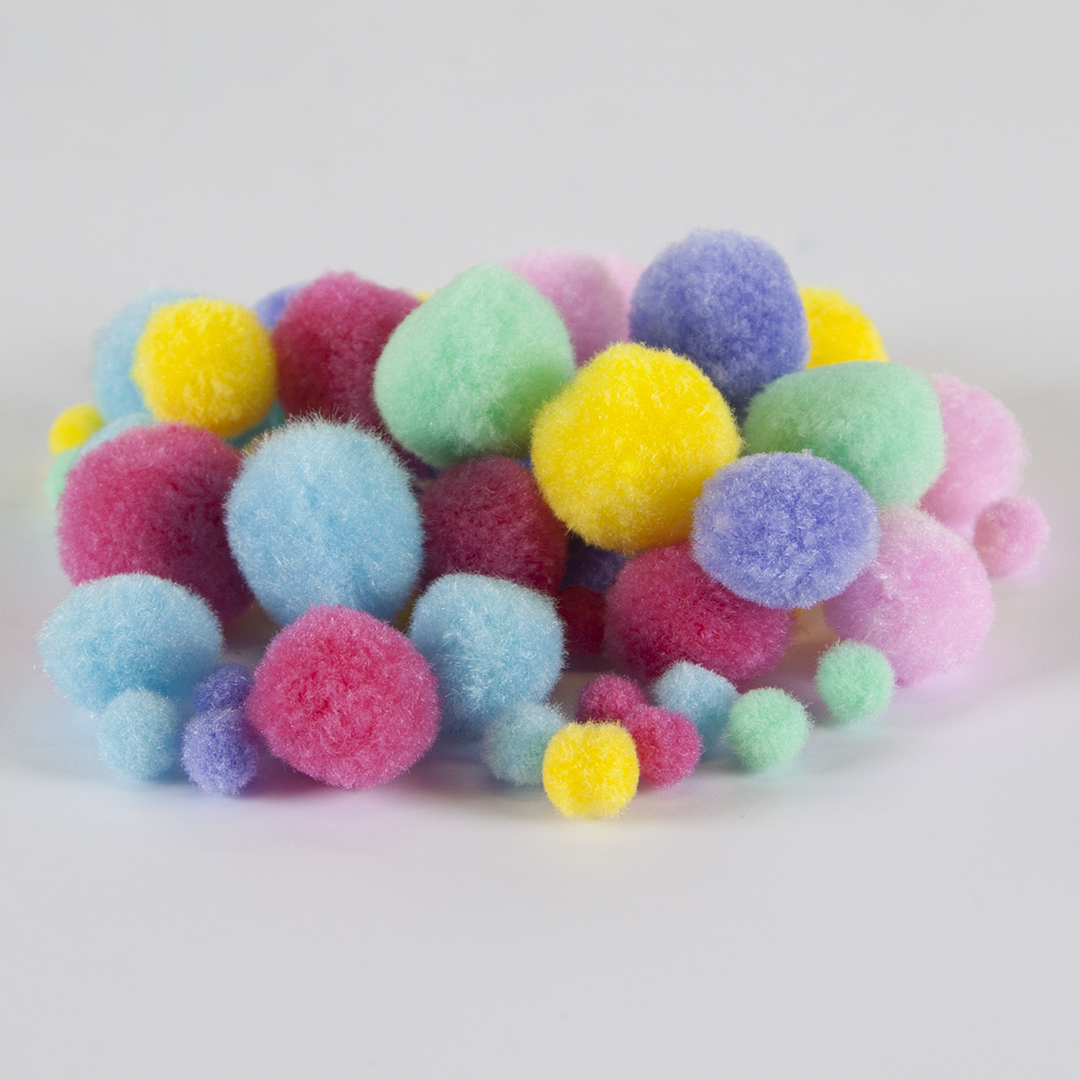 Помпоны ассорти