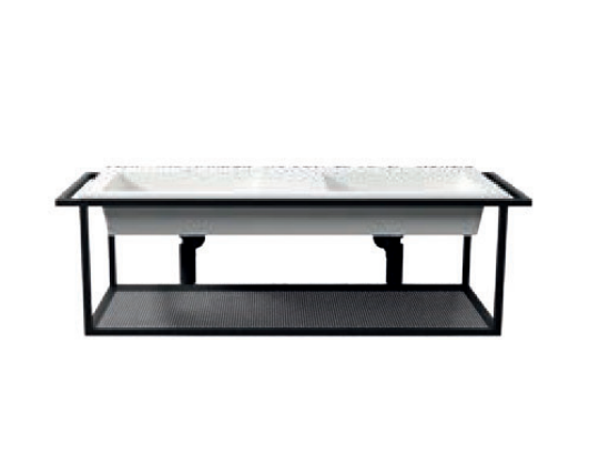 Изображение Каркас под раковину Cielo Era ERST120 с открытой полкой 120х46х40 см