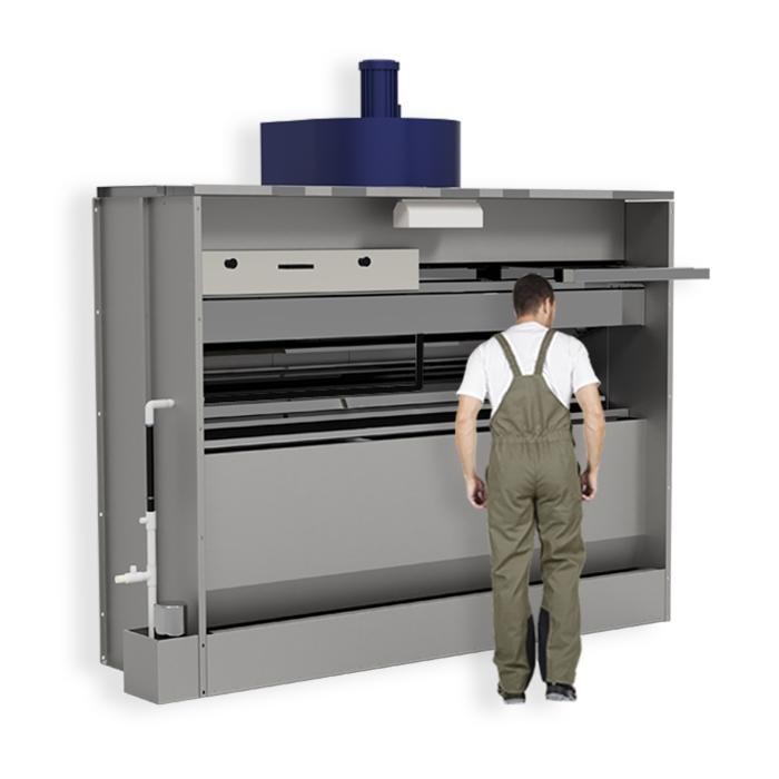 Reinberg CT-W/G350-2,2 Малогабаритная покрасочная камера с водяной завесой